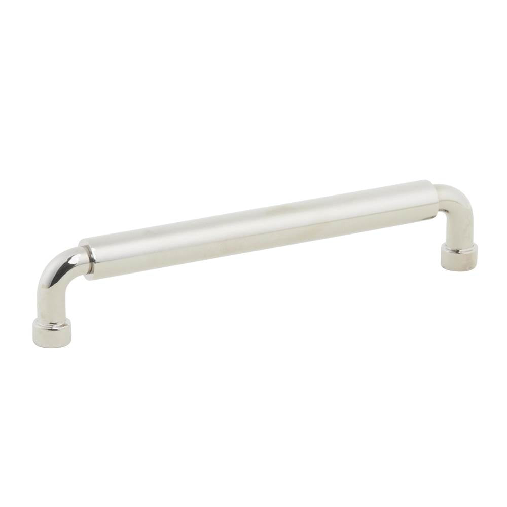 Schaub And Company - NOHO, Cabinet Pull, Round, 6'' cc, Polished Nickel - Polished Nickel