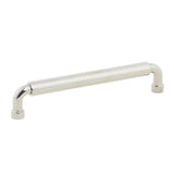 Schaub And Company - NOHO, Cabinet Pull, Round, 6'' cc, Polished Nickel - Polished Nickel
