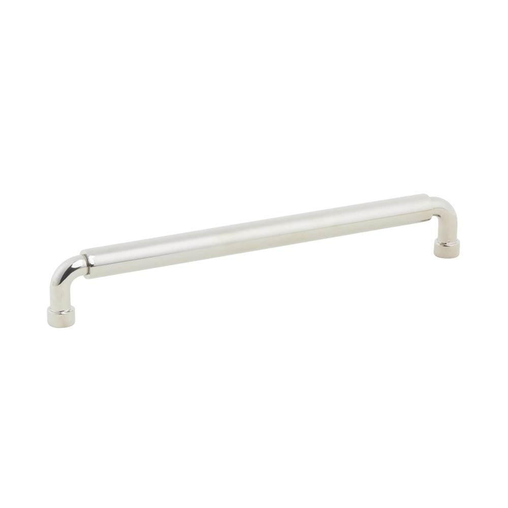Schaub And Company - NOHO, Cabinet Pull, Round, 8'' cc, Polished Nickel - Polished Nickel