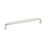 Schaub And Company - NOHO, Cabinet Pull, Round, 8'' cc, Polished Nickel - Polished Nickel