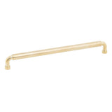 Schaub And Company - NOHO, Cabinet Pull, Round, 10'' cc, Unlacquered Brass - Unlacquered Brass