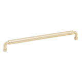 Schaub And Company - NOHO, Cabinet Pull, Round, 10'' cc, Satin Brass - Satin Brass