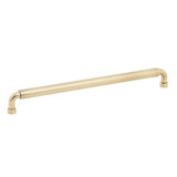 Schaub And Company - NOHO, Cabinet Pull, Round, 10'' cc, Vintage Brass - Vintage Brass