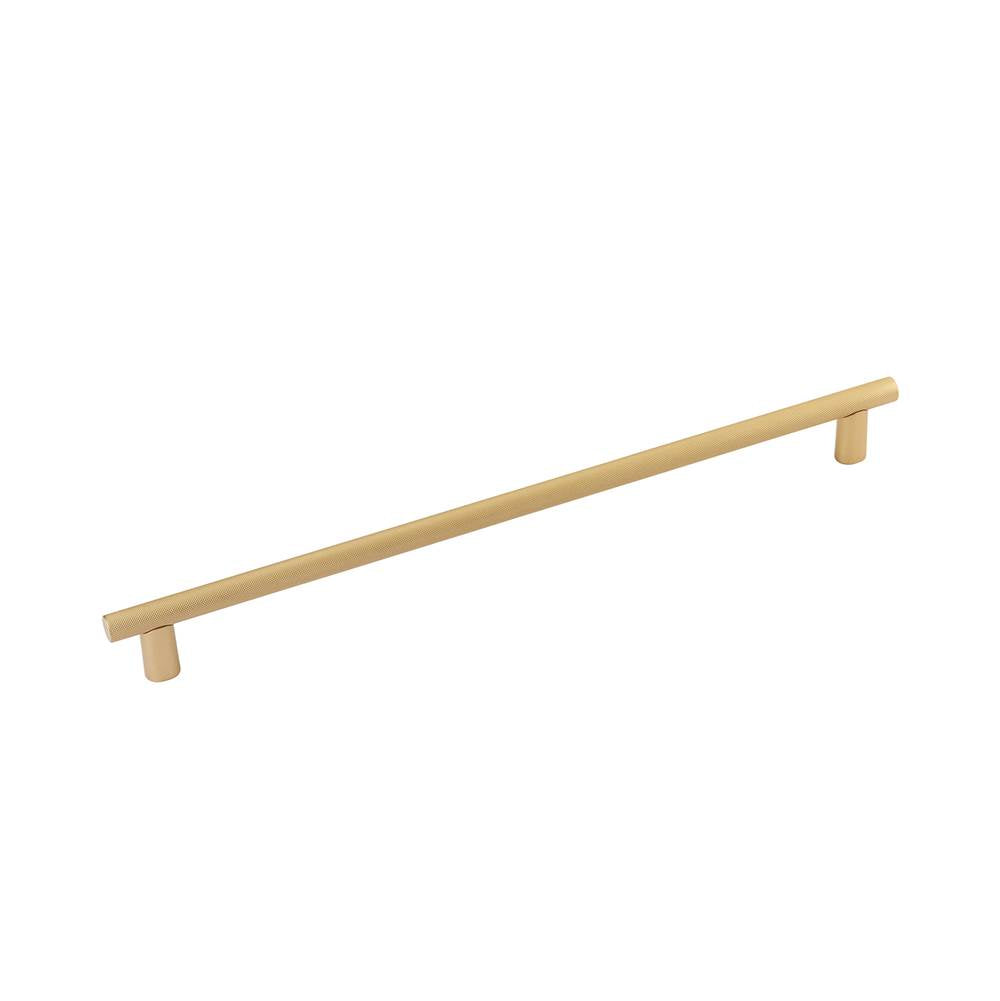Schaub And Company - Monza, Appliance Pull, Signature Satin Brass, 18'' cc - Signature Satin Brass