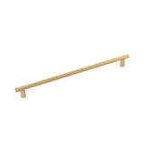 Schaub And Company - Monza, Appliance Pull, Signature Satin Brass, 18'' cc - Signature Satin Brass