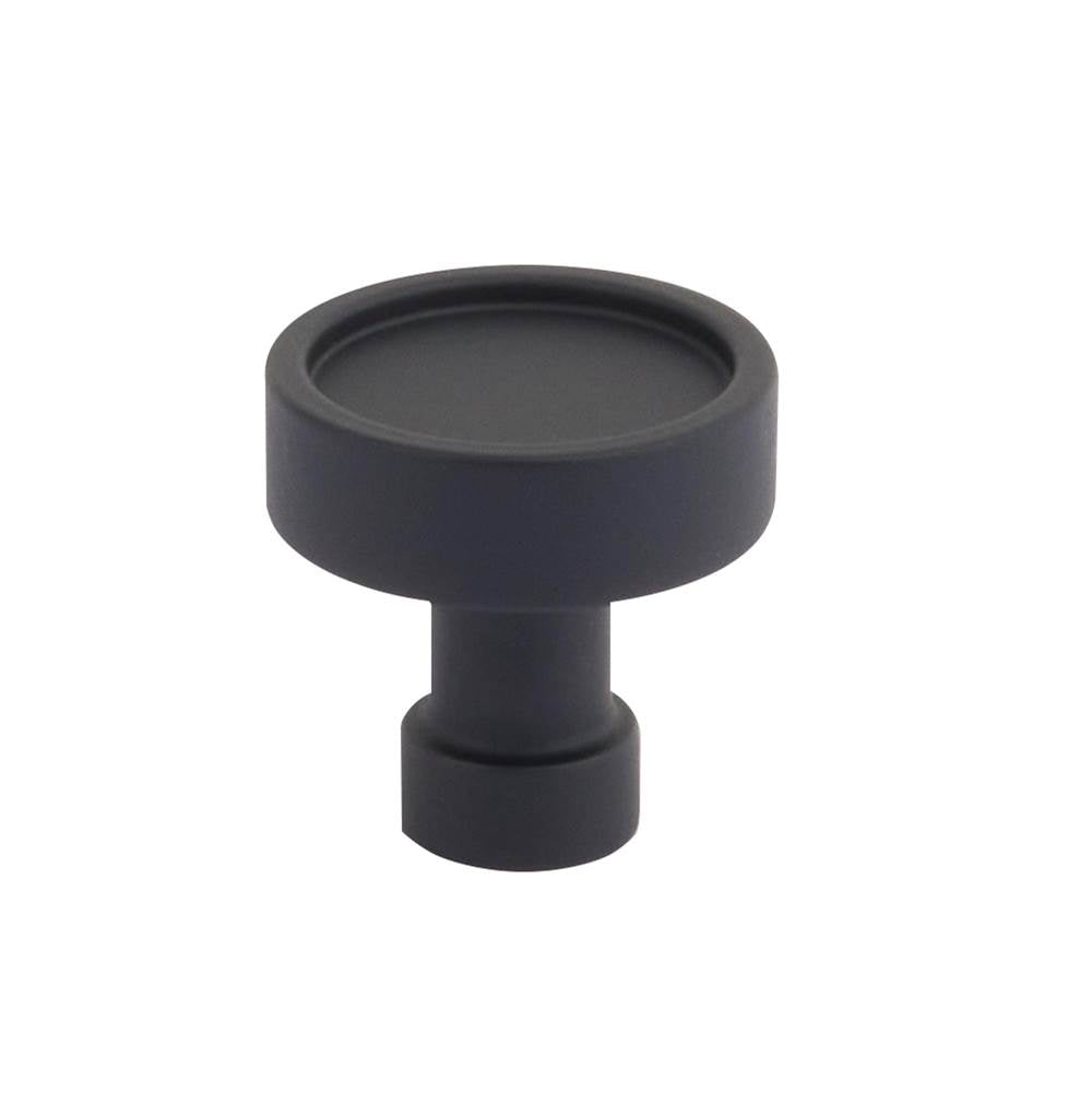 Schaub And Company - NOHO, Cabinet Knob, Round, Matte Black - Matte Black