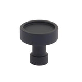 Schaub And Company - NOHO, Cabinet Knob, Round, Matte Black - Matte Black