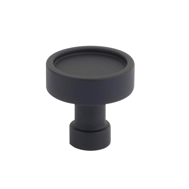Schaub And Company - NOHO, Cabinet Knob, Round, Matte Black - Matte Black