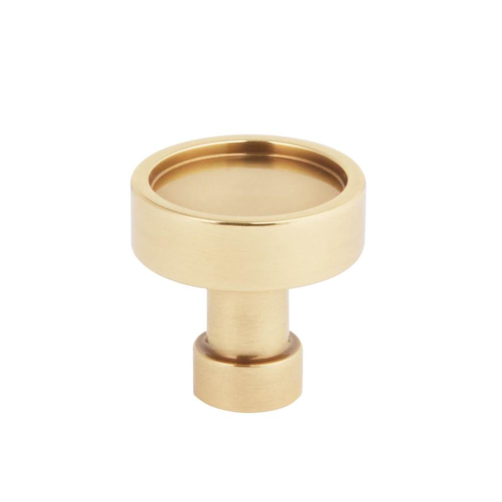 Schaub And Company - NOHO, Cabinet Knob, Round, Vintage Brass - Vintage Brass
