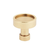 Schaub And Company - NOHO, Cabinet Knob, Round, Vintage Brass - Vintage Brass