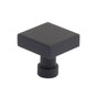 Schaub And Company - NOHO, Cabinet Knob, Square, Matte Black - Matte Black