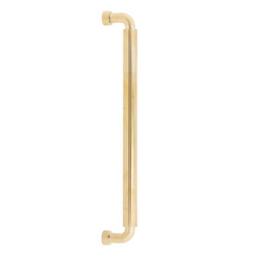 Schaub And Company - NOHO, Cabinet Appliance Pull, Round, 12'' cc, Unlacquered Brass - Unlacquered Brass