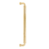 Schaub And Company - NOHO, Cabinet Appliance Pull, Round, 12'' cc, Unlacquered Brass - Unlacquered Brass