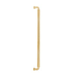 Schaub And Company - NOHO, Cabinet Appliance Pull, Round, 18'' cc, Unlacquered Brass - Unlacquered Brass