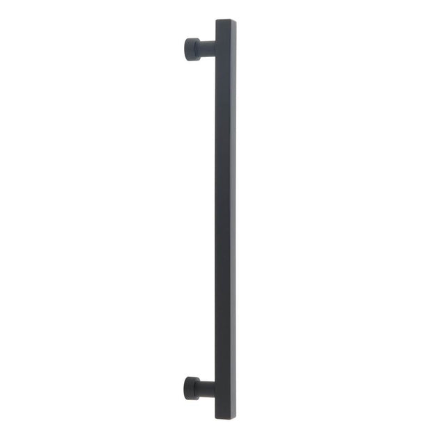 Schaub And Company - NOHO, Cabinet Appliance Pull, Square, 12'' cc, Matte Black - Matte Black