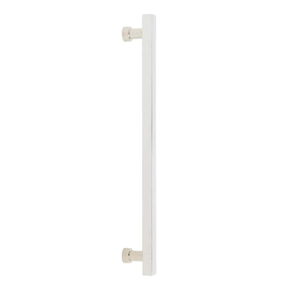 Schaub And Company - NOHO, Cabinet Appliance Pull, Square, 12'' cc, Polished Nickel - Polished Nickel