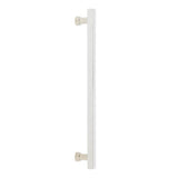 Schaub And Company - NOHO, Cabinet Appliance Pull, Square, 12'' cc, Polished Nickel - Polished Nickel