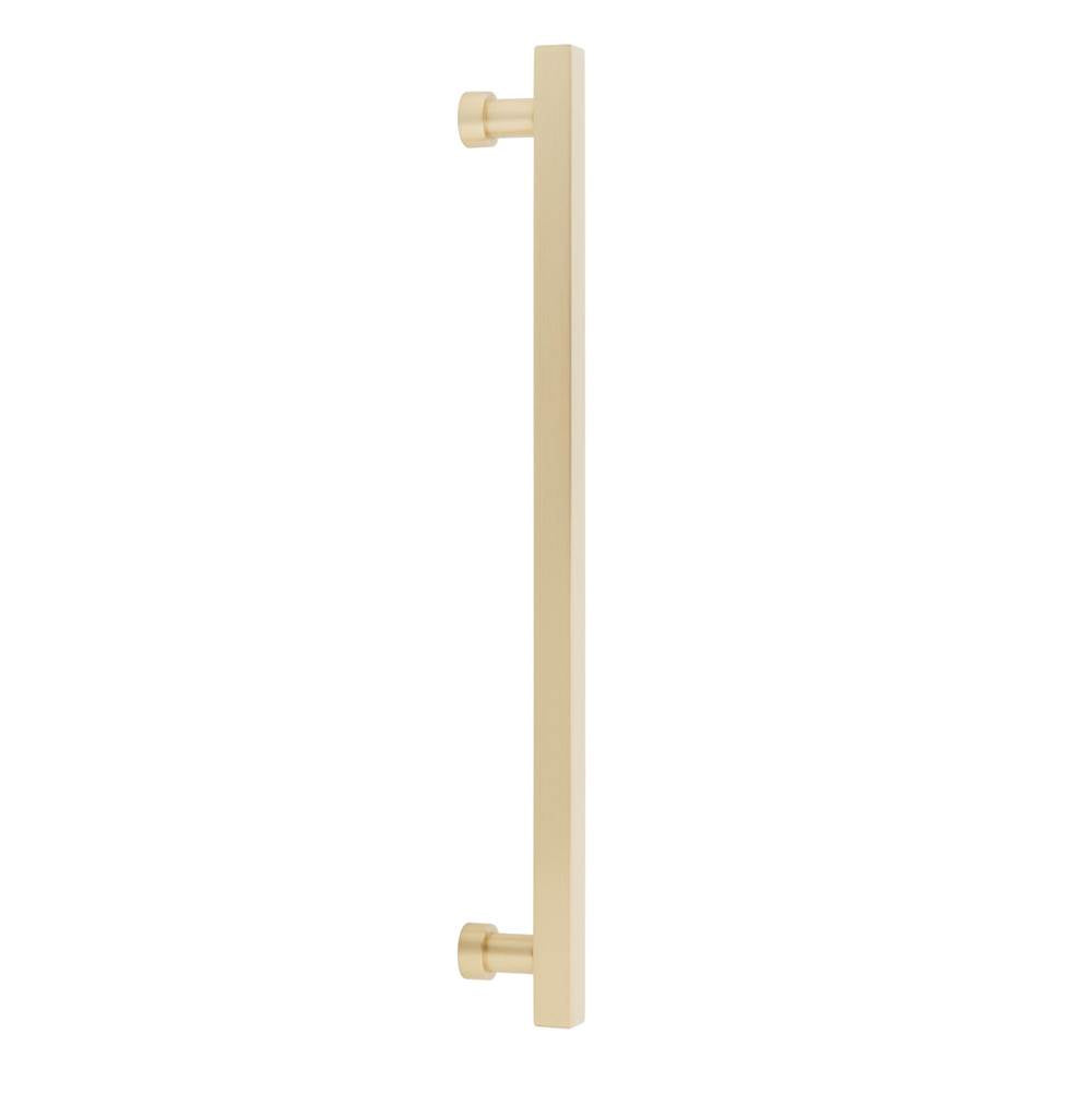 Schaub And Company - NOHO, Cabinet Appliance Pull, Square, 12'' cc, Satin Brass - Satin Brass