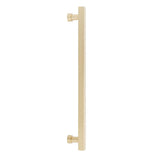 Schaub And Company - NOHO, Cabinet Appliance Pull, Square, 12'' cc, Satin Brass - Satin Brass