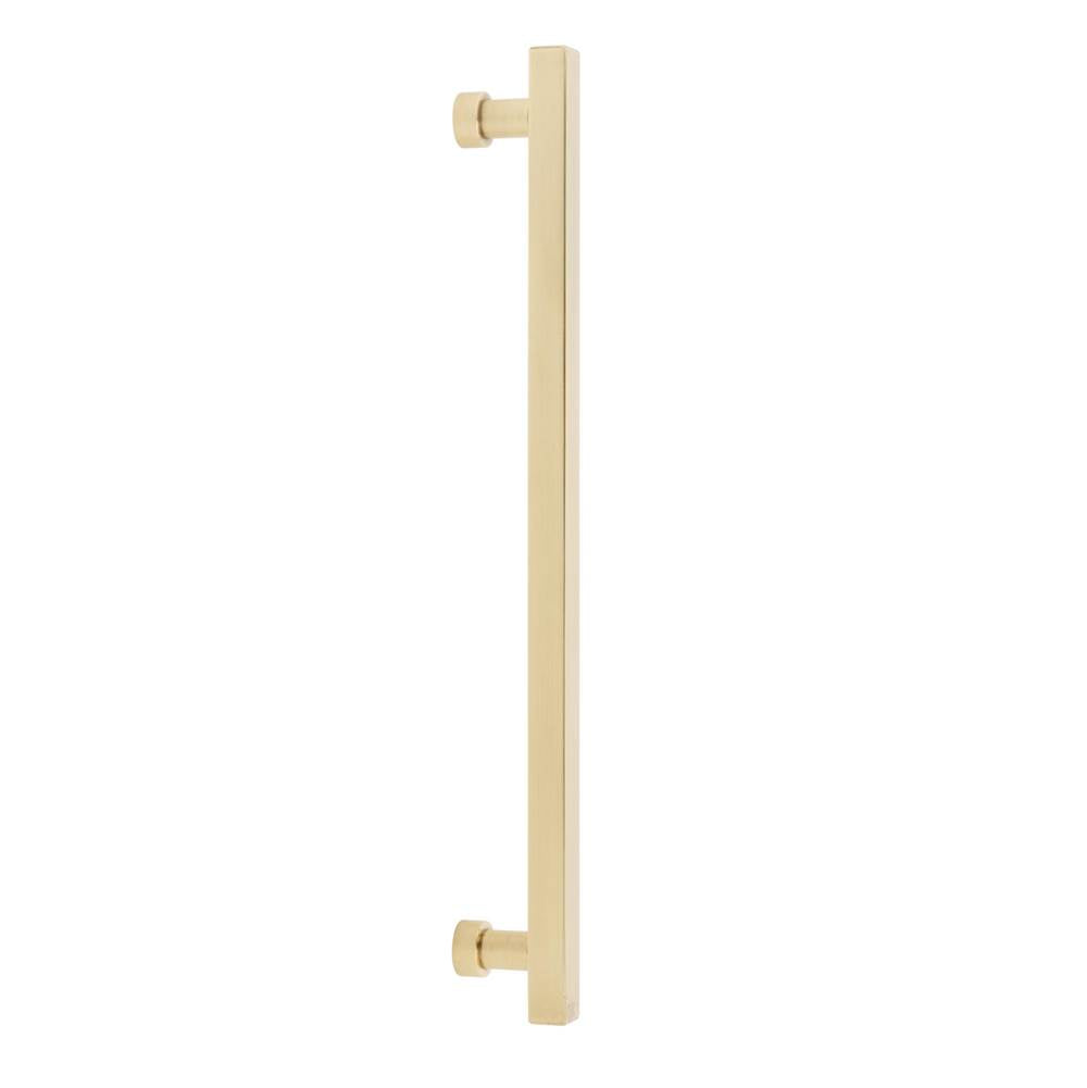 Schaub And Company - NOHO, Cabinet Appliance Pull, Square, 12'' cc, Vintage Brass - Vintage Brass