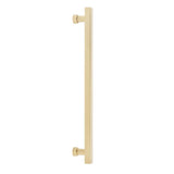 Schaub And Company - NOHO, Cabinet Appliance Pull, Square, 12'' cc, Vintage Brass - Vintage Brass