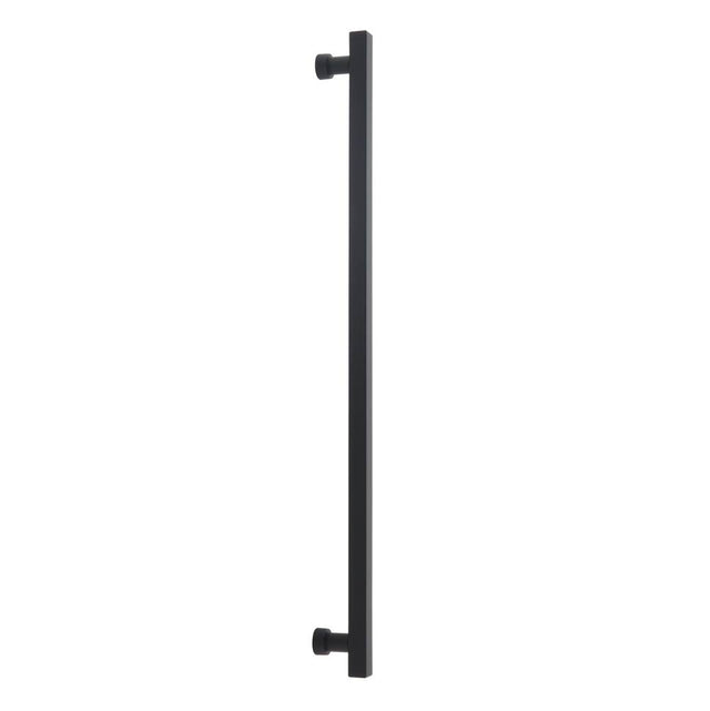 Schaub And Company - NOHO, Cabinet Appliance Pull, Square, 18'' cc, Matte Black - Matte Black