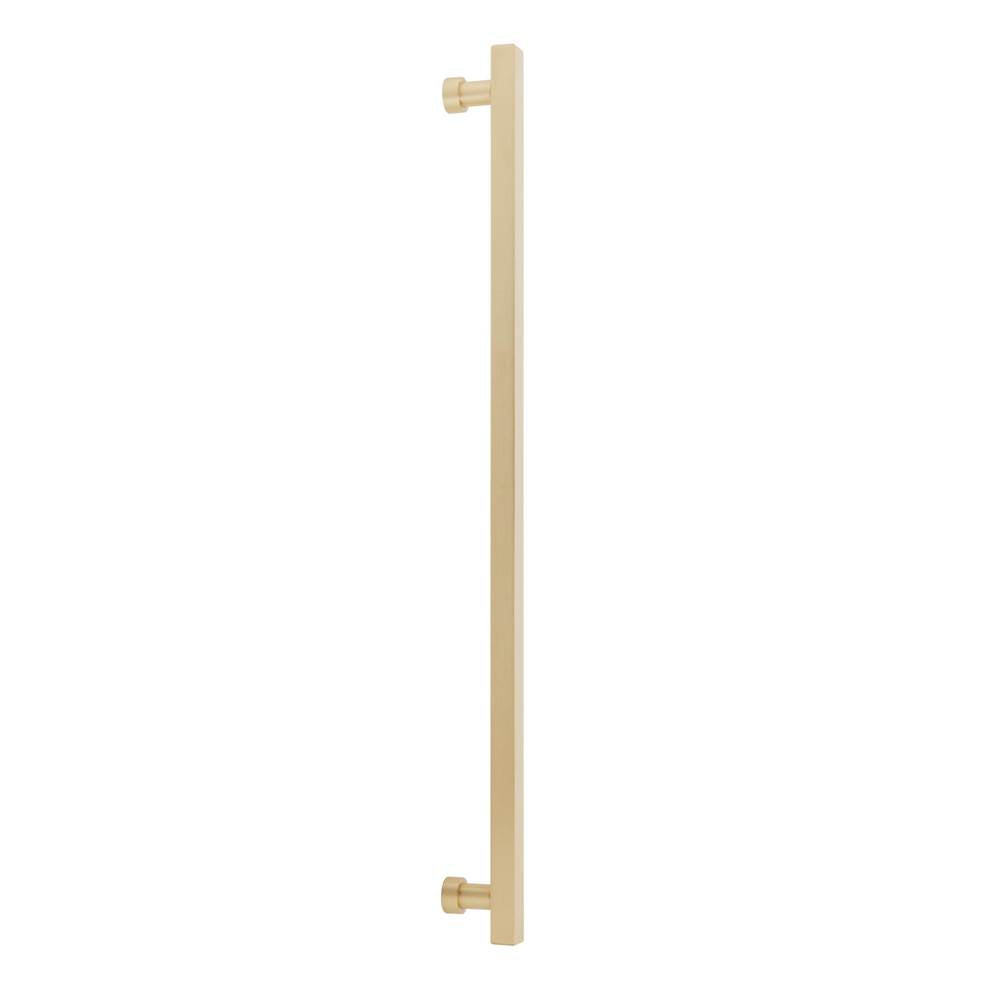 Schaub And Company - NOHO, Cabinet Appliance Pull, Square, 18'' cc, Satin Brass - Satin Brass
