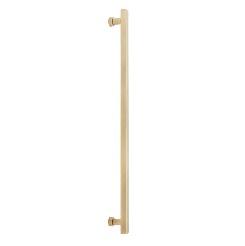 Schaub And Company - NOHO, Cabinet Appliance Pull, Square, 18'' cc, Vintage Brass - Vintage Brass