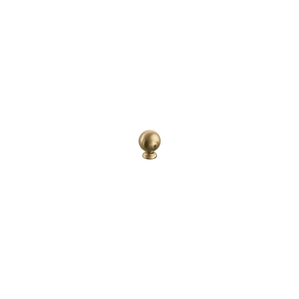 Schaub And Company - Avenue, Cabinet Knob, Round, 1'', Satin Brass - Satin Brass