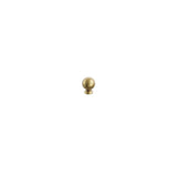 Schaub And Company - Avenue, Cabinet Knob, Round, 1'', Vintage Brass - Vintage Brass