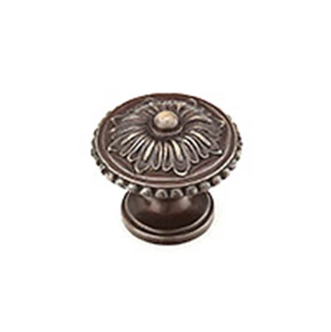 Schaub And Company - Knob, Dark Antique Bronze, 1-1/4'' dia - Dark Antique Bronze