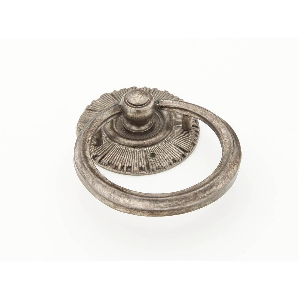 Schaub And Company - Ring Pull with backplate, Silver Antique - Silver Antique