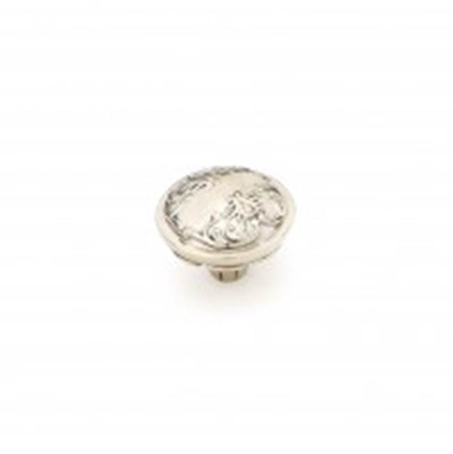 Schaub And Company - Knob, Round, White Brass, 1-1/4'' dia - White Brass