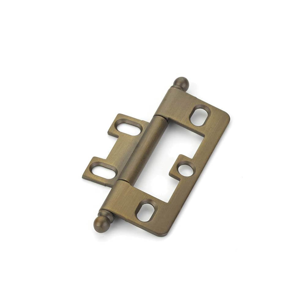 Schaub And Company - Hinge, Ball Tip Non-Mortise, Antique Light Brass - Antique Light Brass