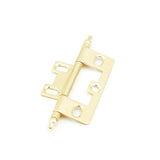 Schaub And Company - Hinge, Minaret Tip Non-Mortise, Polished Brass - Polished Brass