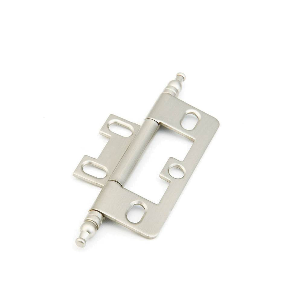 Schaub And Company - Hinge, Minaret Tip Non-Mortise, Satin Nickel - Satin Nickel