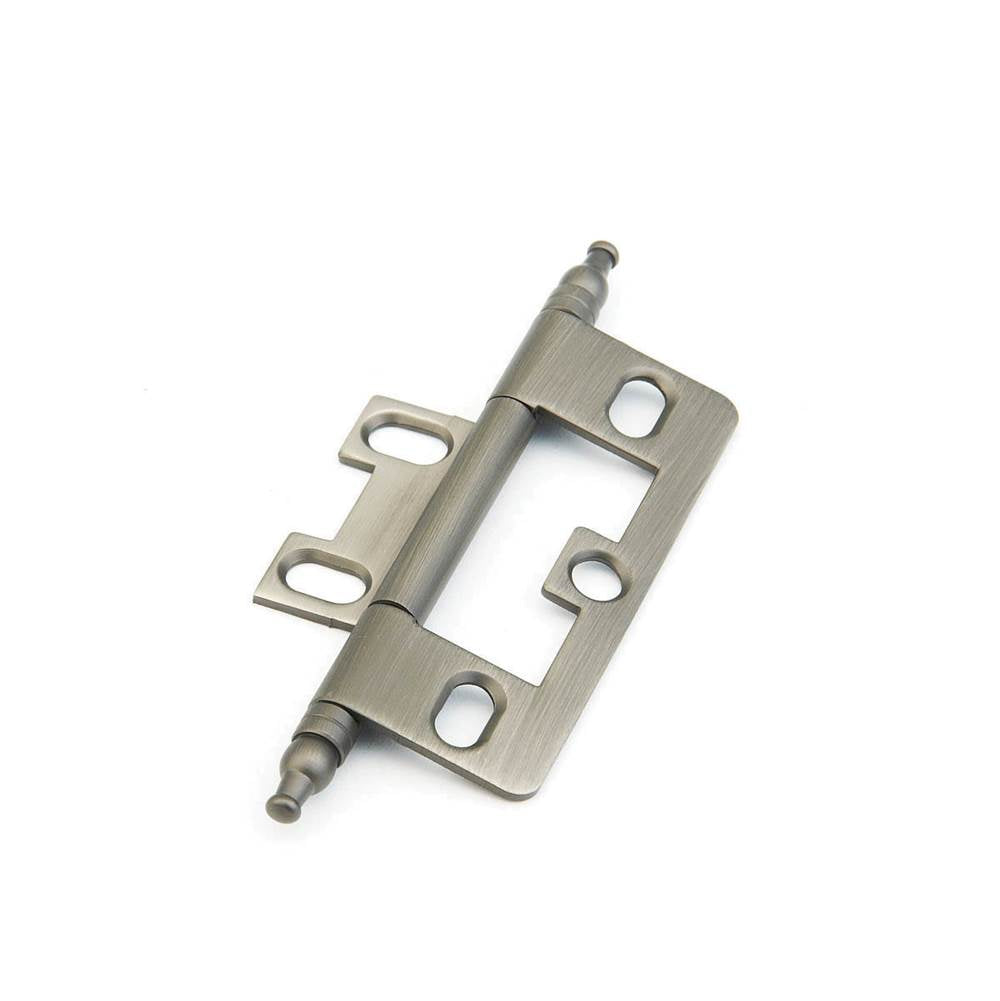 Schaub And Company - Hinge, Minaret Tip Non-Mortise, Antique Nickel - Antique Nickel