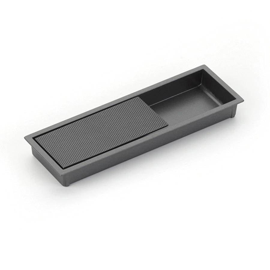 Schaub And Company - MODO Recessed Pull, Gun Metal, 6-1/4'' x 2'' Overall - Gun Metal