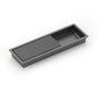 Schaub And Company - MODO Recessed Pull, Gun Metal, 6-1/4'' x 2'' Overall - Gun Metal