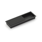 Schaub And Company - MODO Recessed Pull, Matte Black, 6-1/4'' x 2'' Overall - Matte Black