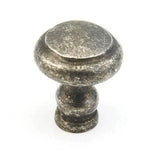 Schaub And Company - Knob, Round, Dark Pewter, 1-1/8''dia - Dark Pewter