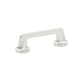 Schaub And Company - Pull, Round Bases, Polished Chrome, 3-1/2'' cc - Polished Chrome