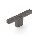 Schaub And Company - Quadrato, T-Knob, Gun Metal, 2-1/2'' - Gun Metal