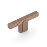 Schaub And Company - Quadrato, T-Knob, Satin Bronze, 2-1/2'' - Satin Bronze