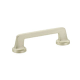 Schaub And Company - Pull, Round Bases, Satin Nickel, 4'' cc - Satin Nickel