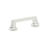 Schaub And Company - Pull, Round Bases, Polished Chrome, 4'' cc - Polished Chrome