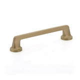 Schaub And Company - Pull, Round Bases, Brushed Bronze, 6'' cc - Brushed Bronze