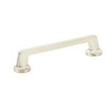 Schaub And Company - Pull, Round Bases, Brushed Nickel, 6'' cc - Brushed Nickel