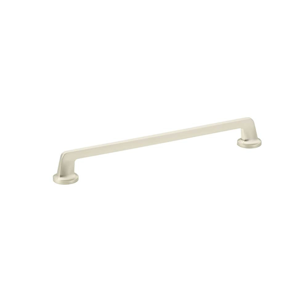 Schaub And Company - Pull, Round Bases, Satin Nickel, 10'' cc - Satin Nickel