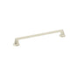 Schaub And Company - Pull, Round Bases, Satin Nickel, 10'' cc - Satin Nickel